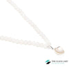 TCC™ Natural White Glacier Hakik With Shiva Eye Pendant